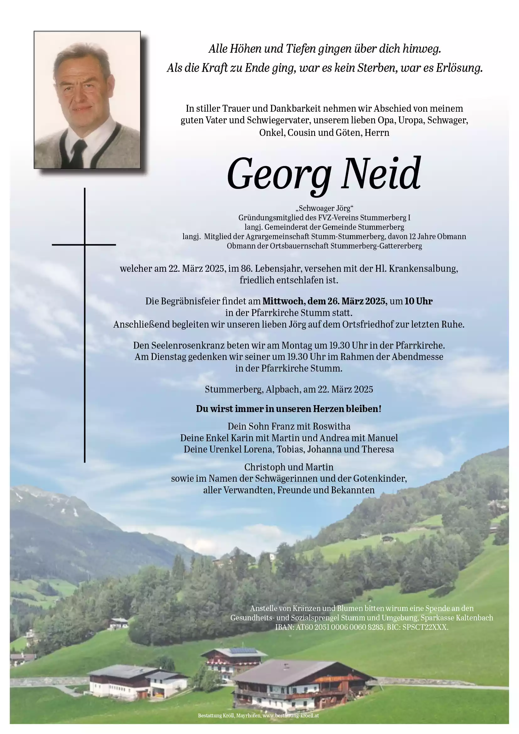 Parte von Georg Neid